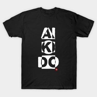 Aikido Shapes - White T-Shirt